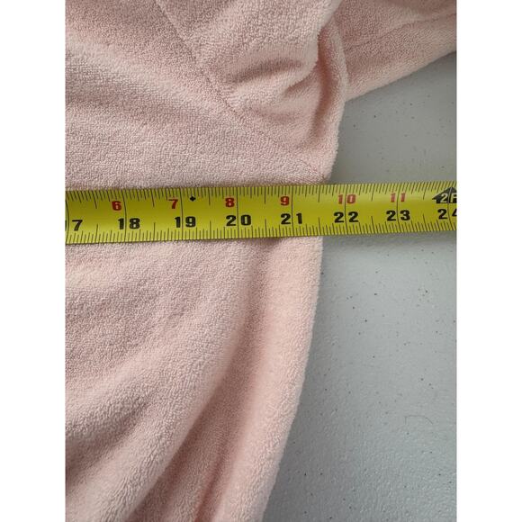 Hanro Bathrobe Womens Small Belted Shawl Collar Terry Robe Fleece Lined Lounge - Picture 10 of 12